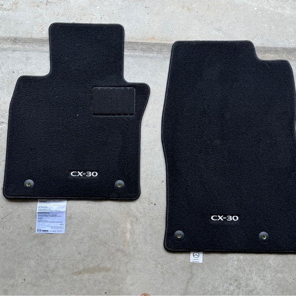 Mazda CX-30 2025 Black Car Floor Mats - Picture 9 of 11